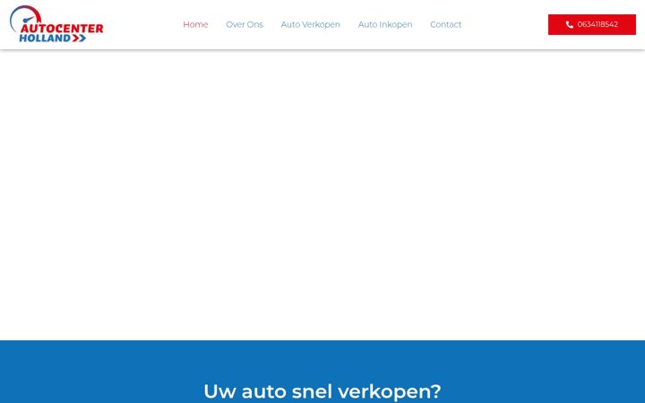 Ekraanipilt saidist autocenterholland.nl
