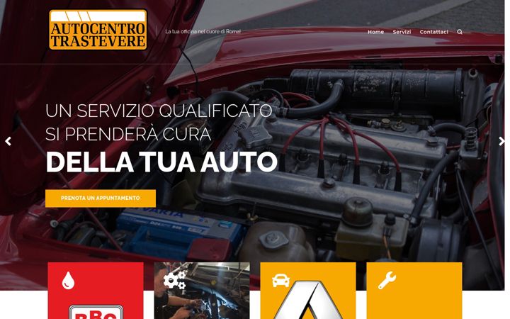 Screenshot of autocentrotrastevere.it