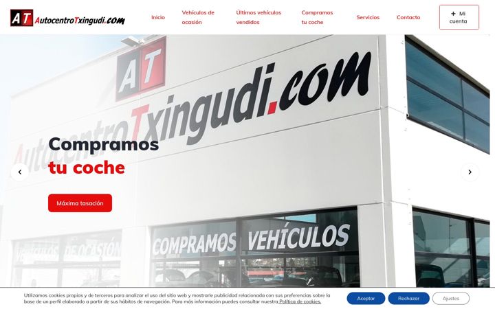 Screenshot di autocentrotxingudi.com
