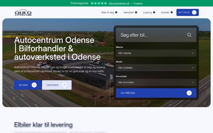 Screenshot of autocentrum-odense.dk