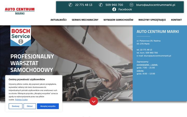 Screenshot of autocentrummarki.pl