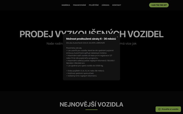 Screenshot of autocentrummaxi.cz