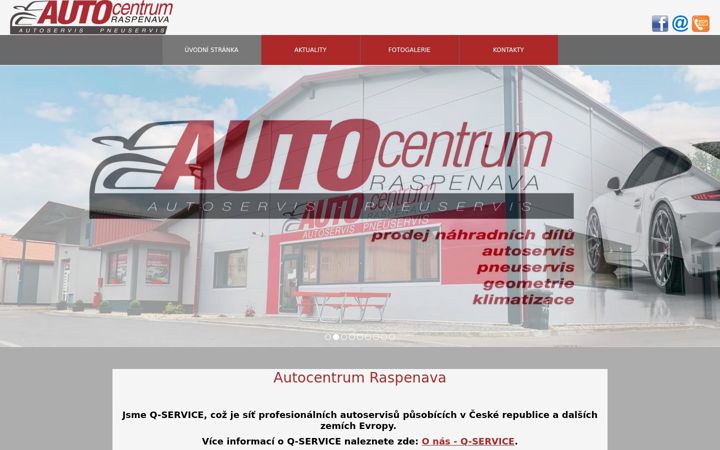 Screenshot of autocentrumraspenava.cz