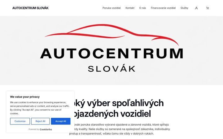 Screenshot of autocentrumslovak.sk