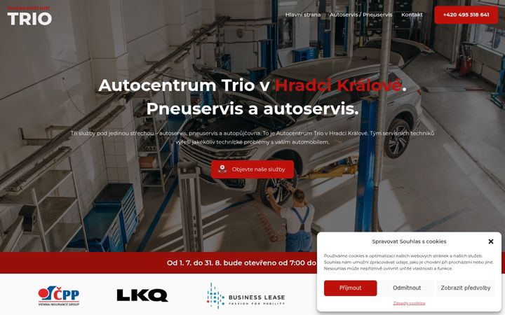 Screenshot of autocentrumtrio.cz