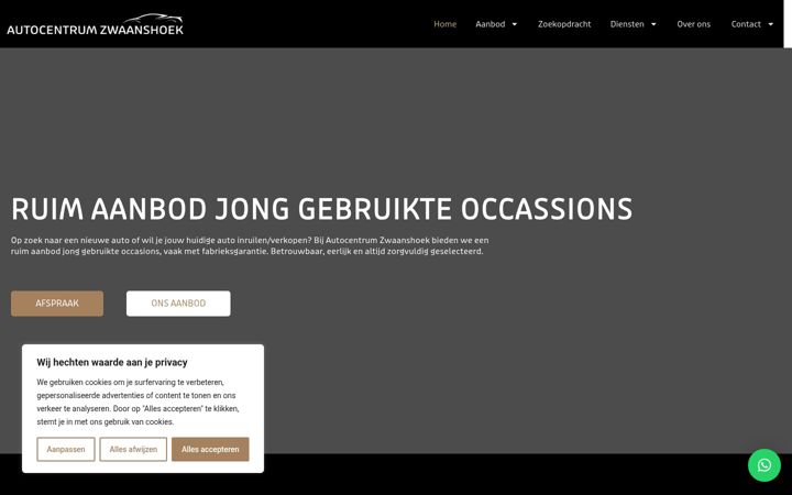 Screenshot of autocentrumzwaanshoek.nl