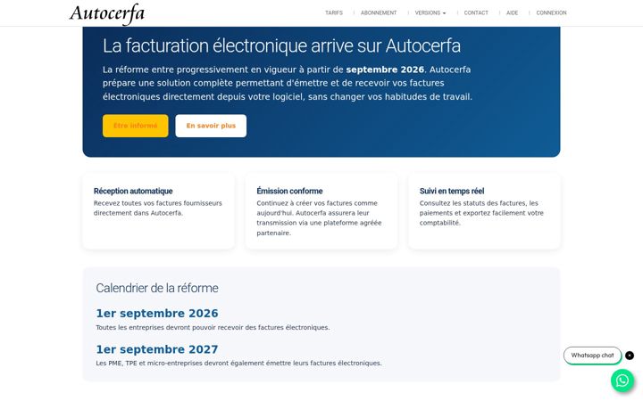 Screenshot of autocerfa.com