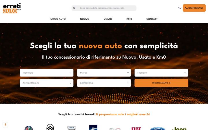 Snímek obrazovky autoceriani.it