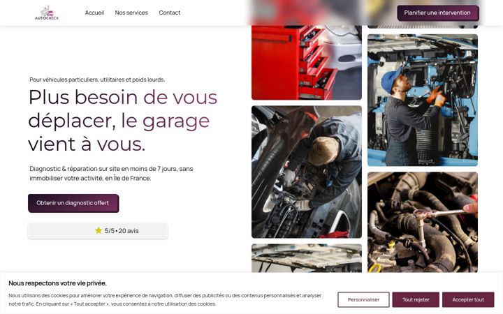 Screenshot of autocheck-idf.fr