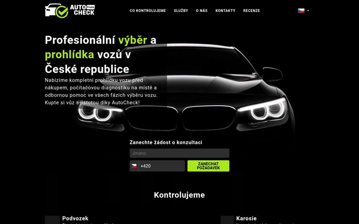 Screenshot of autocheck-praha.cz