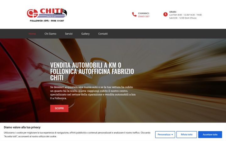 Screenshot of autochiti.it