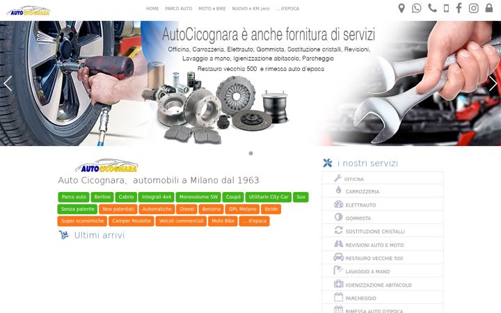 Screenshot of autocicognara.it