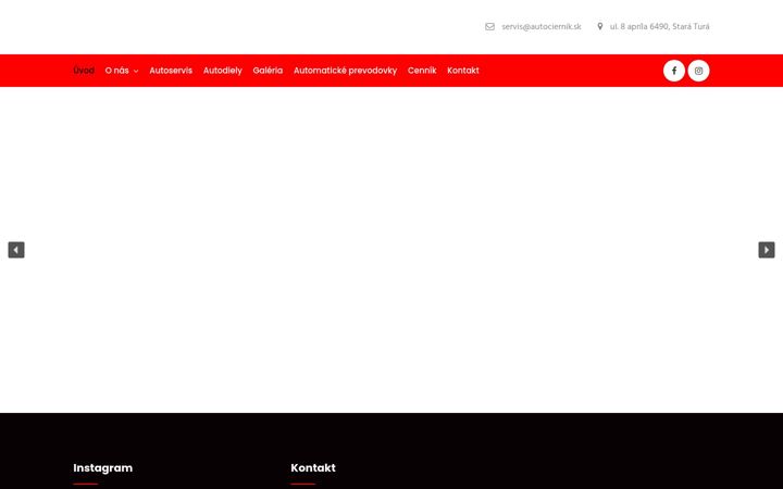 Screenshot of autociernik.sk
