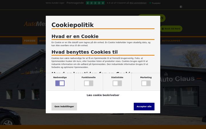 Screenshot of autoclaus.dk