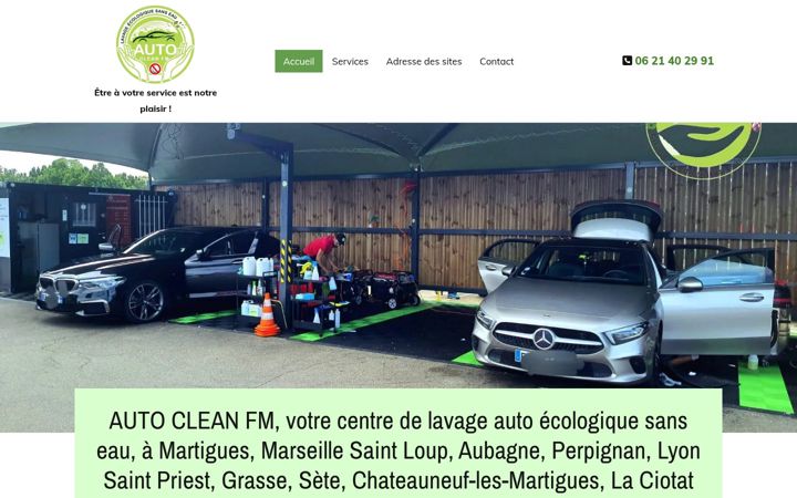 Screenshot of autocleanfm.fr