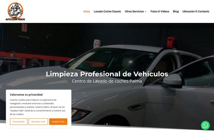 Captura de pantalla de autocleanpercol.com