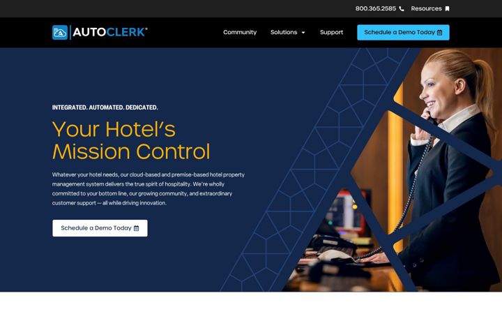 Captura de pantalla de autoclerk.com