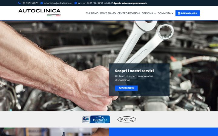 Captura de pantalla de autoclinica.eu