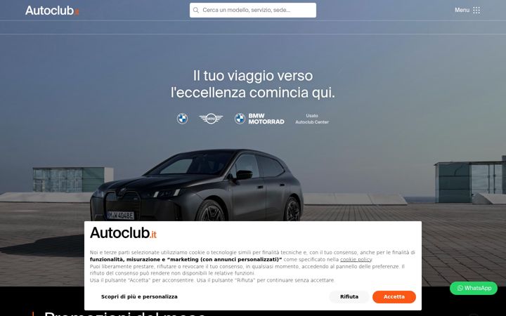 Screenshot of autoclub.it