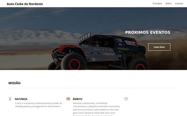 Screenshot of autoclubenordeste.pt