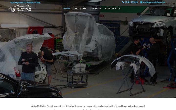 Screenshot of autocollision.co.uk