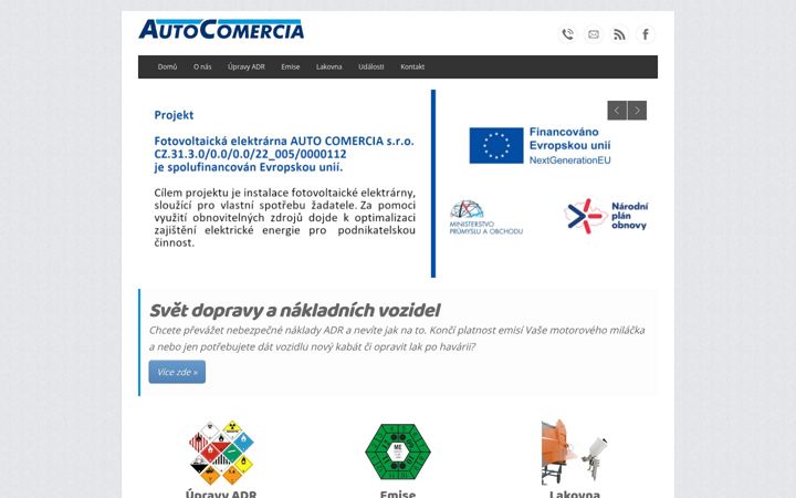 Screenshot of autocom.cz
