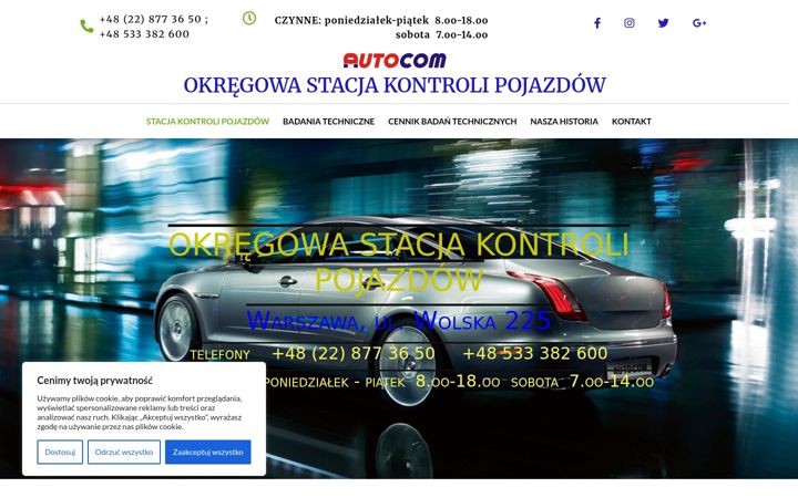 Screenshot of autocombis.com.pl