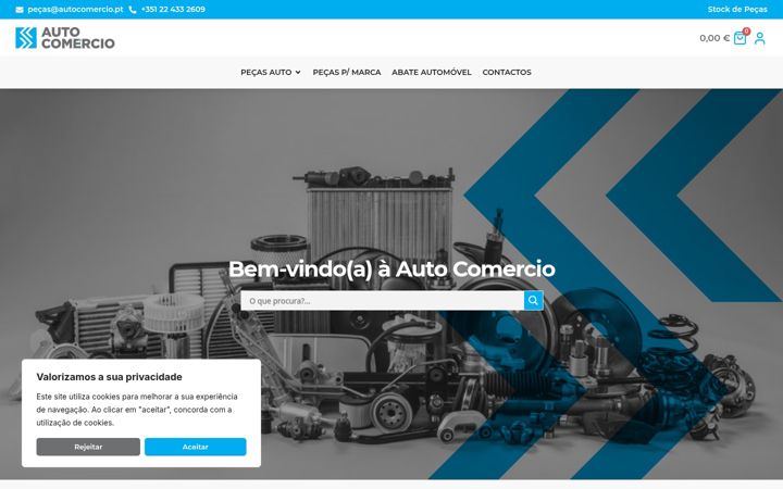 Screenshot ta' autocomercio.pt