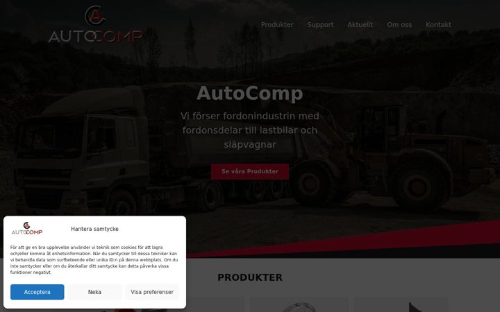 Screenshot of autocomp.se