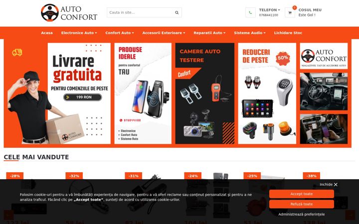 Screenshot of autoconfort.ro