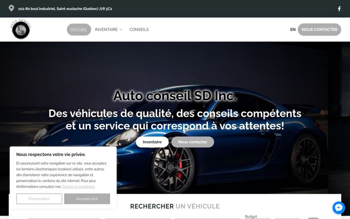 Ekrano kopija autoconseilsd.com