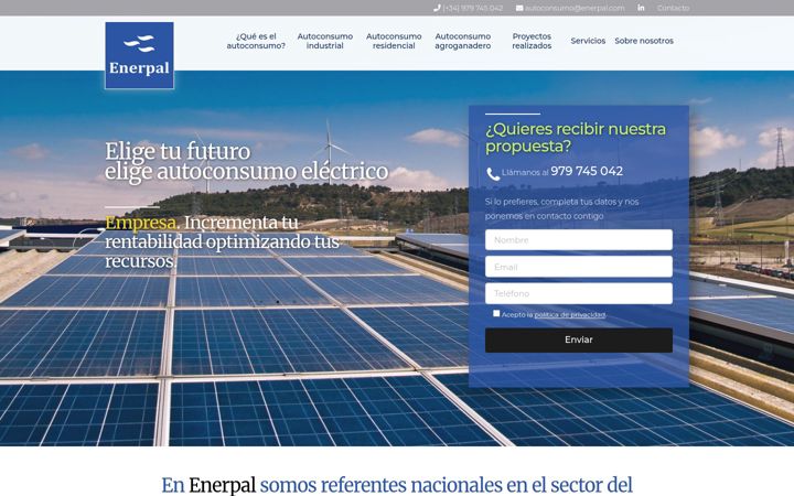 Screenshot of autoconsumoenerpal.es