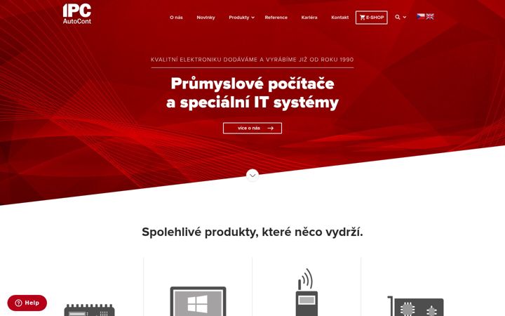 Snímek obrazovky autocont-ipc.cz