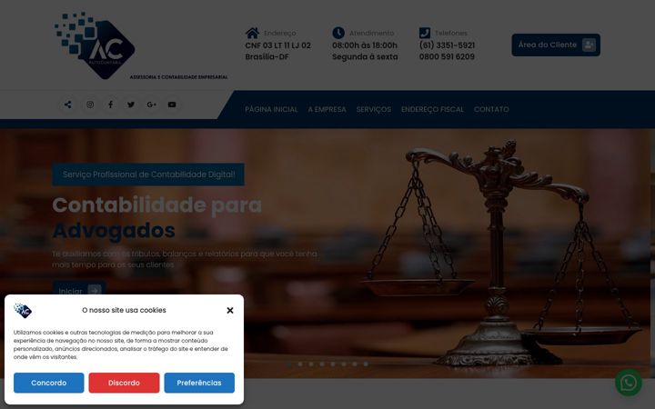 Screenshot of autocontabildf.com.br
