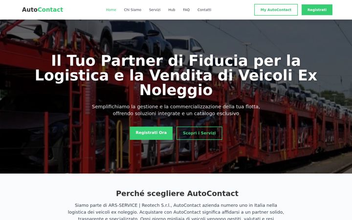 Screenshot of autocontact.it