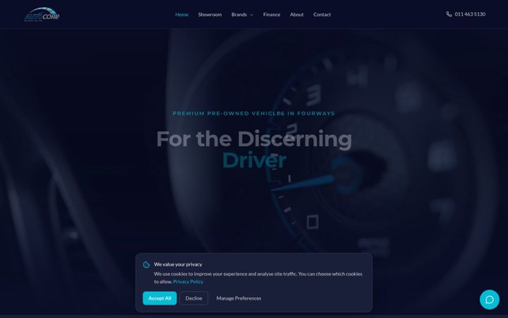 Screenshot of autocorp.co.za