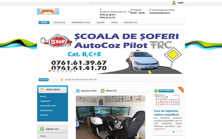 Screenshot of autocoz.ro