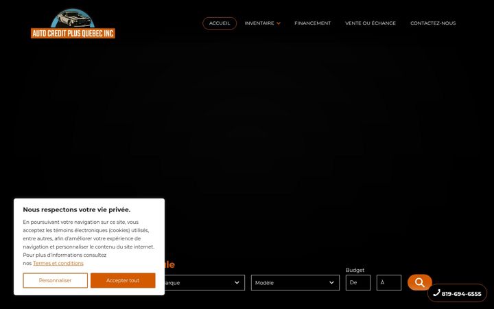 Screenshot του autocreditplus.ca