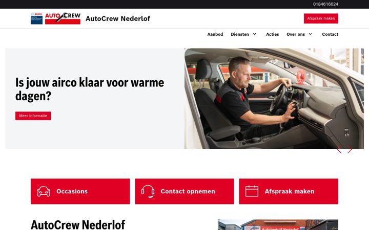 Screenshot του autocrewnederlof.nl