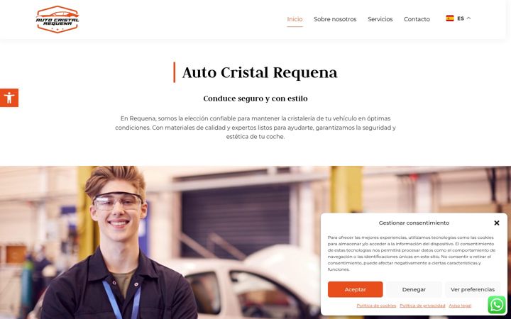 Screenshot του autocristalrequena.com