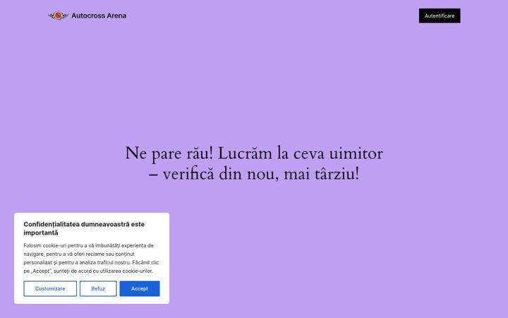 Screenshot of autocrossarena.ro