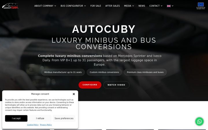 Screenshot of autocuby.eu