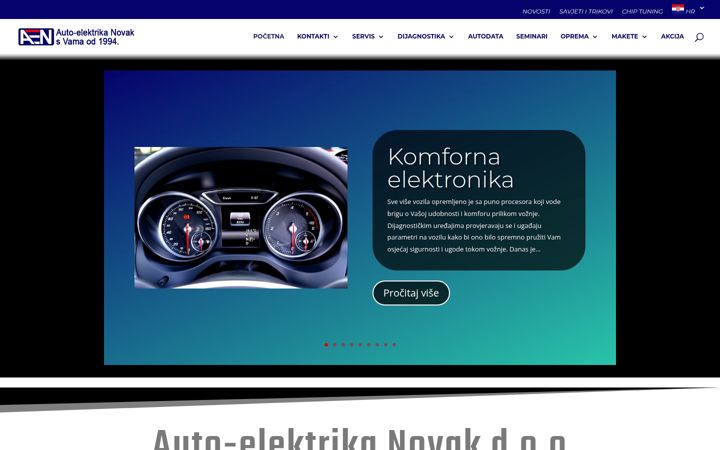 Screenshot of autodata.hr