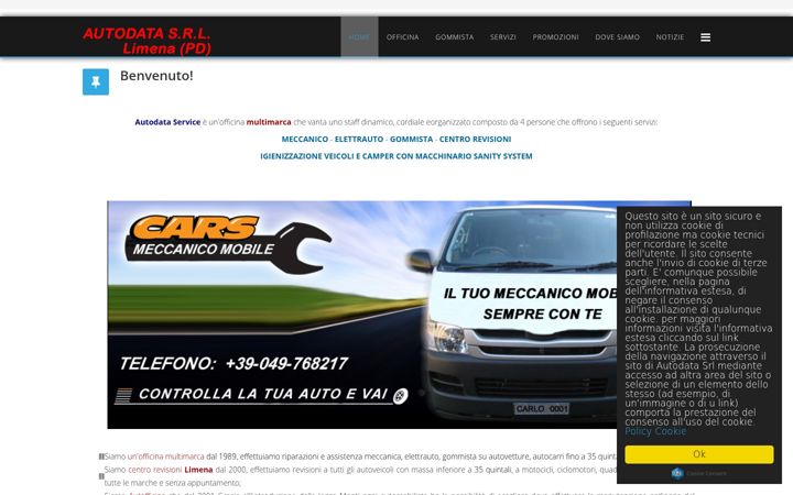 Screenshot of autodataservice.it