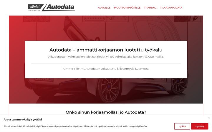 Screenshot of autodatasuomi.fi