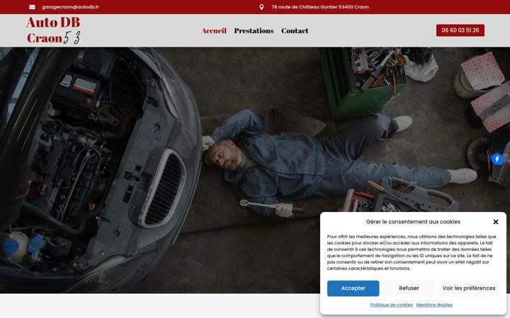 Képernyőkép: autodbcraon53.fr