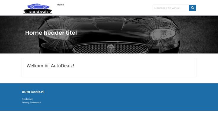 Screenshot of autodealz.nl