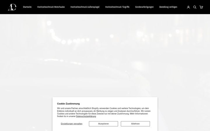 Skjermbilde av autodeko-hochzeit.de