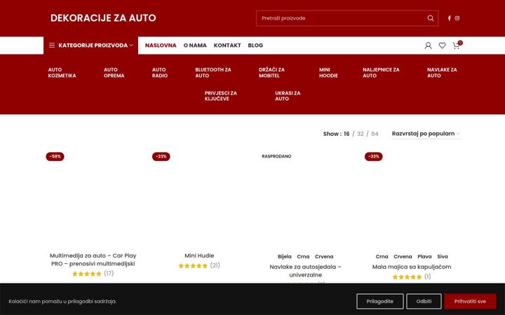 Screenshot of autodekoracije.hr
