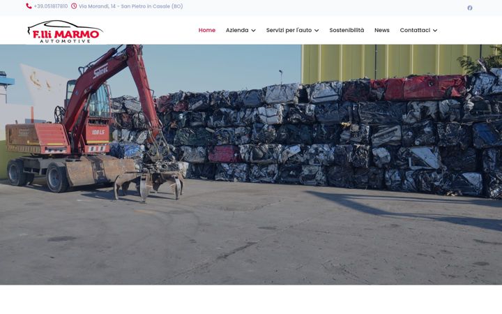 Screenshot of autodemolizionemarmo.it